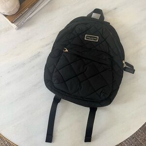 Marc Jacobs black quilted backpack
